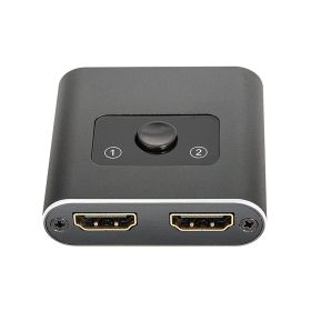 HDMI Switch 4K HDMI Splitter; 2 Input 1 Output Or 1 In 2 Out; Supports 4K 60Hz 3D HD 1080P For PC Monitor; Projector; Blu-Ray Player; TV Stick; S