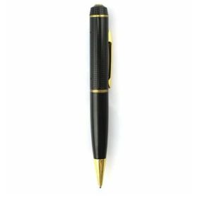 1080P HD Pocket Pen Camera Hidden Cam Mini Body Video Recorder DVR Security USB (Option: BlackGold)