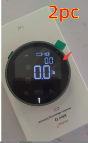 Distance Measuring Instrument Electronic Measuring Ruler Tape Measure High Definition Digital LCD High Precision Electronic Measuring Ruler Tool (Option: Black 2PCS)